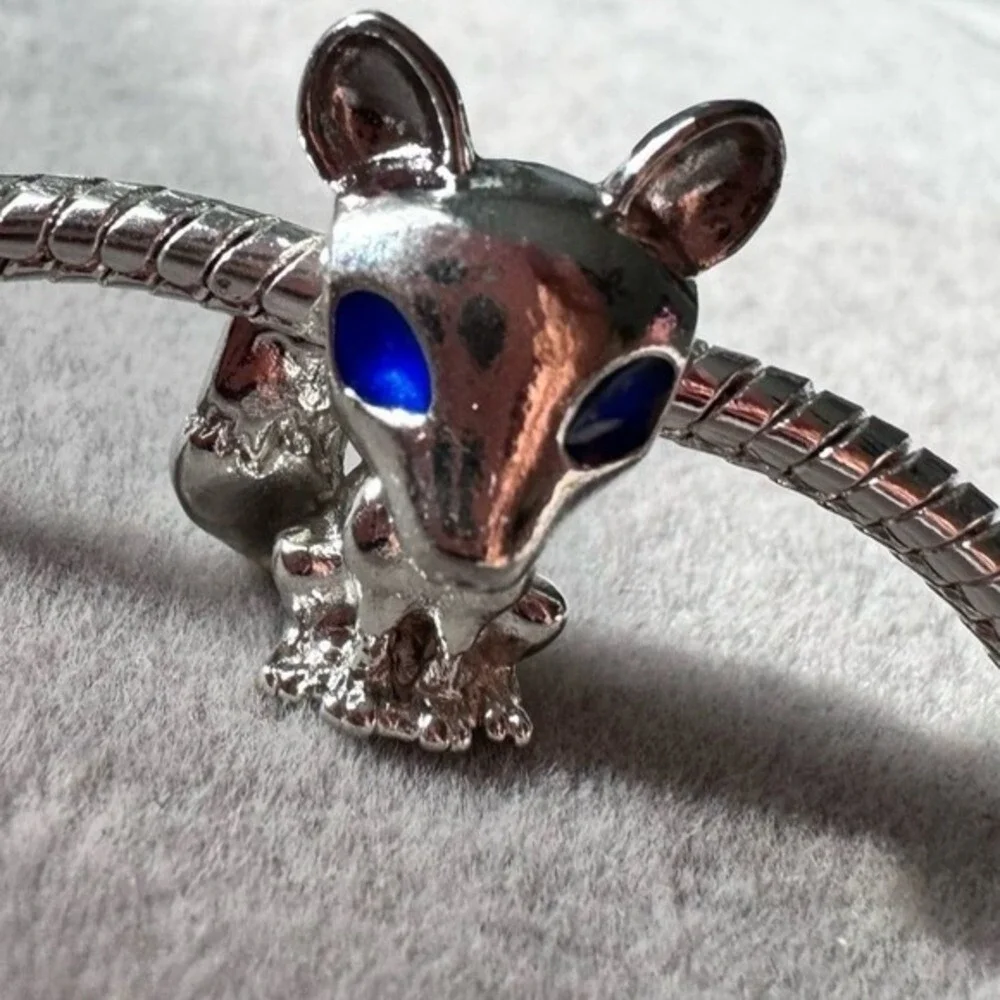 Blue Eye Fox‎ Charm fits PANDORA